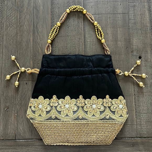 Beautiful Indian Evening Handbag Clutch Purse - Picture 1 of 4